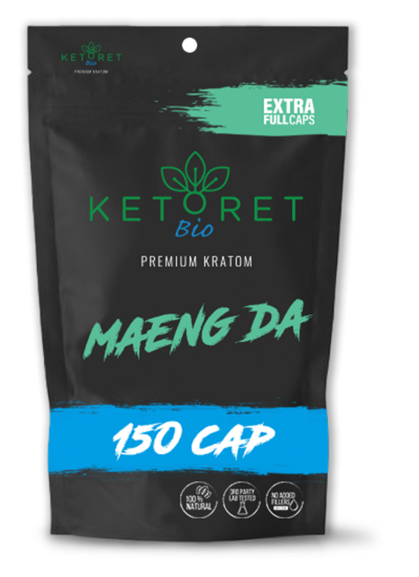 Ketoret Kratom Capsules - Maeng Da 150 Caps