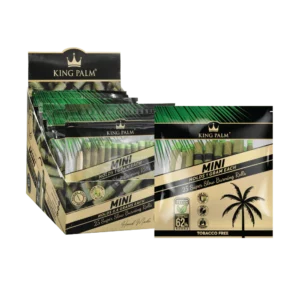 King Palm 25 Mini Rolls Pouch - Display of 8