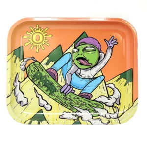 Ooze Glass Rolling Tray - Slime Carver - Small