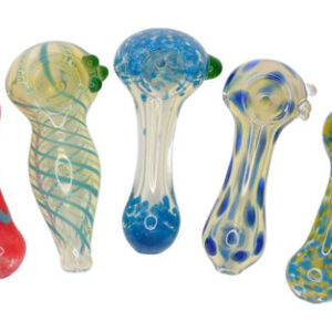 4.5" Heavy Glass Pipe - Assortment A - 12 ct. Tray