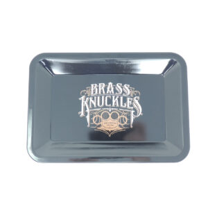 Brass Knuckles Metal Rolling Tray - Medium
