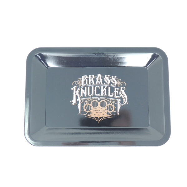 Brass Knuckles Metal Rolling Tray - Medium
