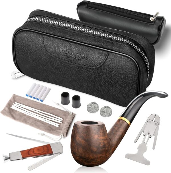 Wood Pipe Set