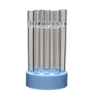 4" Clear Glass Chillum - 10 ct. Display