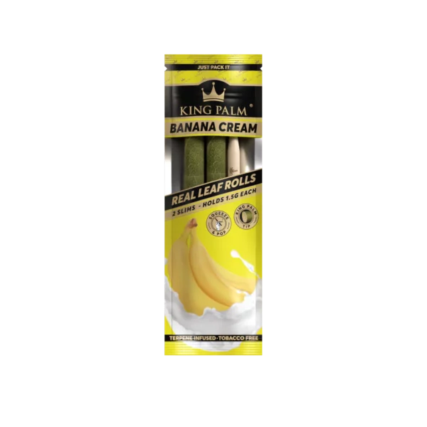 King Palm Slim Size - Banana Cream - 20ct.