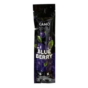 Camo Natural Leaf Cones - 12 ct. -Blueberry