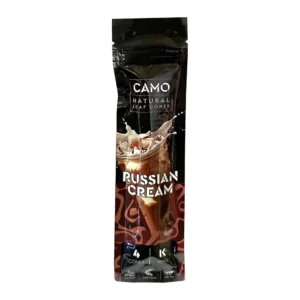 Camo Natural Leaf Cones - 12 ct. - RussianCream