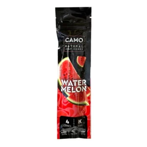 Camo Natural Leaf Cones - 12 ct. -Watermelon