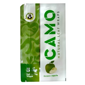 Camo Natural Leaf Wraps - Green Apple