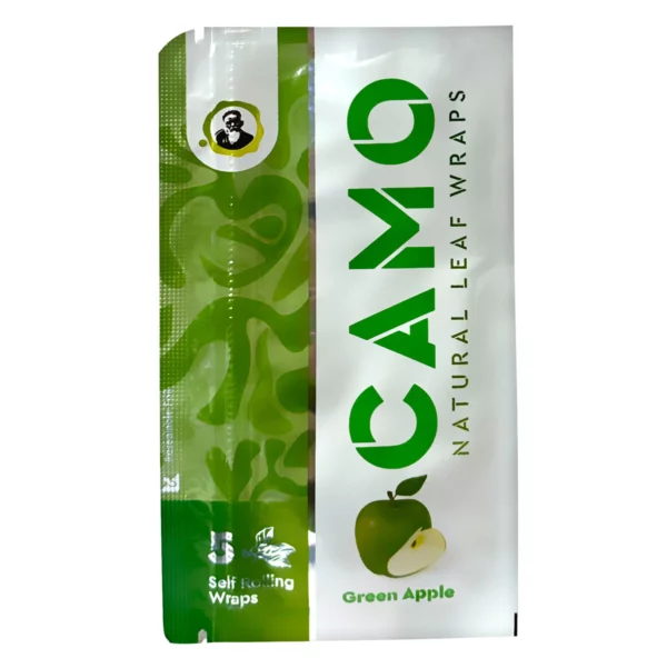Camo Natural Leaf Wraps - Green Apple