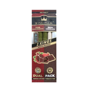 King Palm 2pk King - Pomegranate & Chocolate - Display of 20