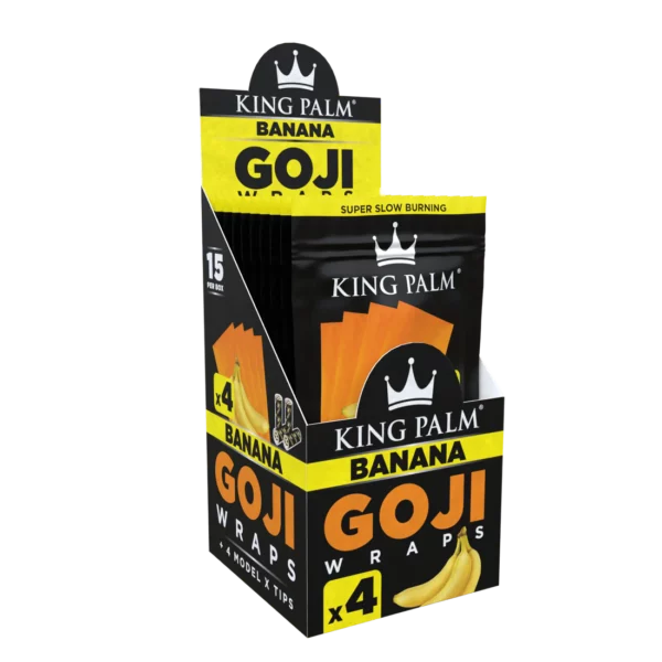 King Palm Goji Wraps 4 pk. - Banana
