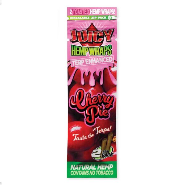 Juicy Terp Enhanced Hemp Wraps - Cherry Pie