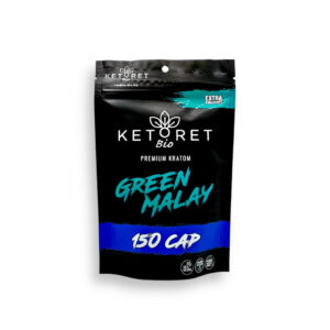 Ketoret Kratom Capsules - Green Malay 150 Caps