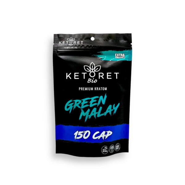 Ketoret Kratom Capsules - Green Malay 150 Caps