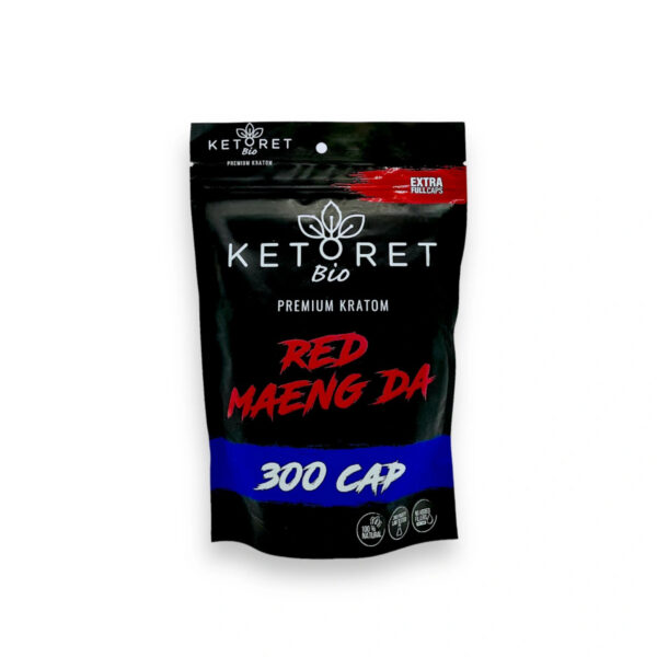 Ketoret Kratom Capsules - Red Maeng Da 300 Caps