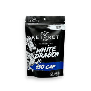 Ketoret Kratom Capsules - White Dragon 150 Caps