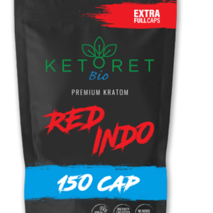 Ketoret Kratom Capsules - Red Indo 150 Caps