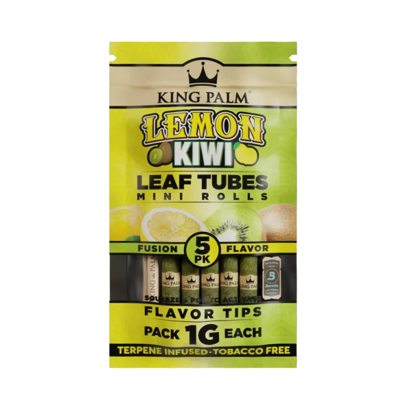 King Palm 5pk Mini - Lemon Kiwi - Display of 15