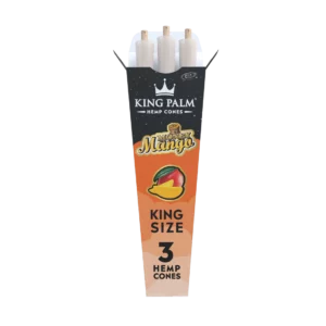 King Palm Hemp Cones Money Mango - King Size - 3 pk. - 30 ct. Display