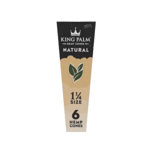 King Palm Hemp Cones Natural - 1.25 - 6 pk. - 30 ct. Display