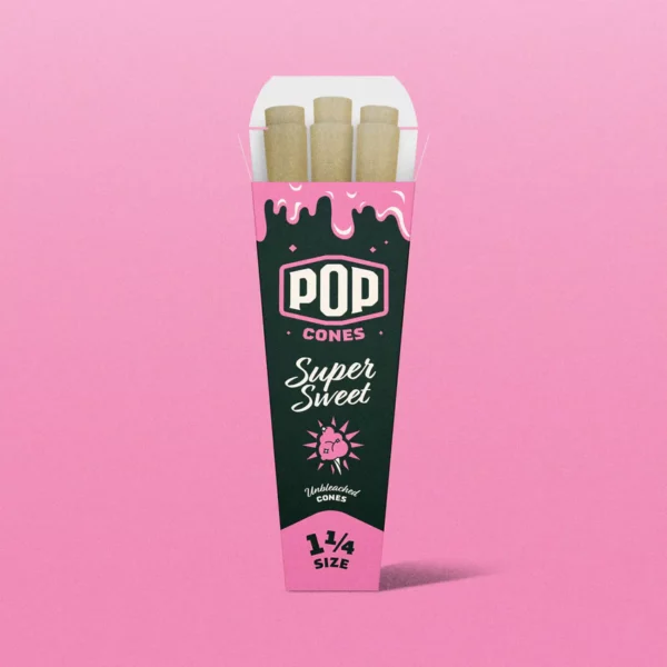 Pop Cones 1.25 - 6 pk. - Super Sweet - 24 ct. Display