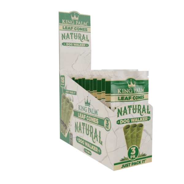 King Palm Cones Natural - Mini 70mm - 3 pk. -