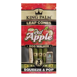King Palm Leaf Cones - Red Apple - 15 ct. Display