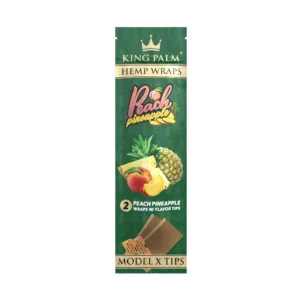 King Palm Hemp Wraps 2 pk. - Peach Pineapple