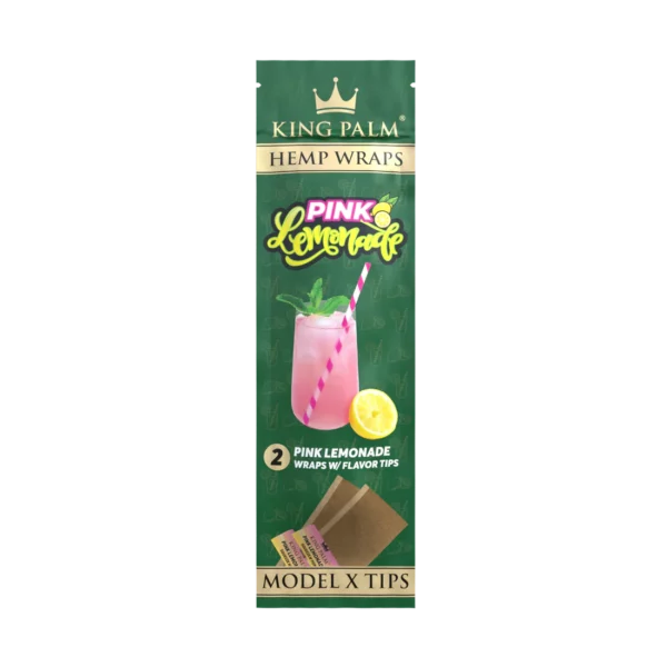 King Palm Hemp Wraps 2 pk. - Pink Lemonade