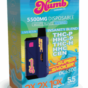 White Runtz insanity blend Numb disposable