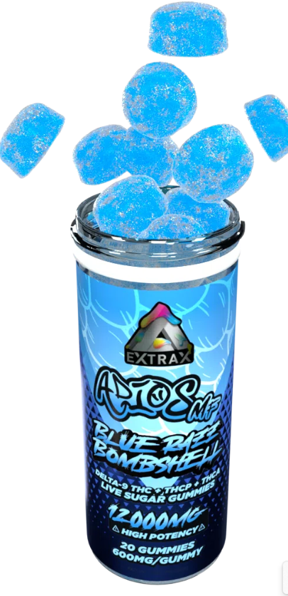 Blue Razz Adios MF edibles