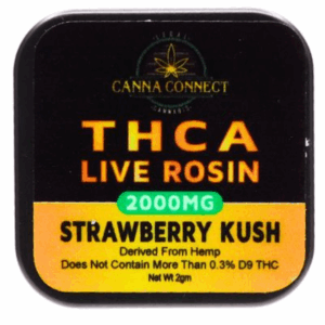 Canna Connect strawberry Kush Live Rosin 2000 mg