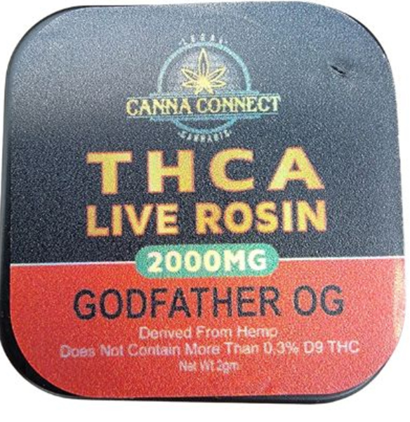 Godfather OG THCa live Rosin