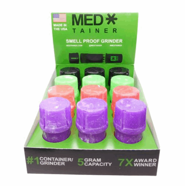 MedTainer 20 Dram Storage Container -Marble Assorted