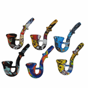 5.5" Printed Silicone Sherlock Pipe