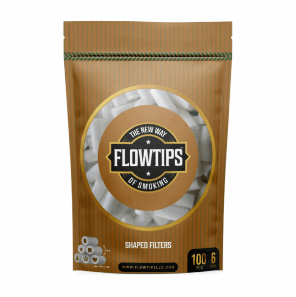 Flowtips Shapes Filter Tips - 100 ct. Bag - 10 ct. Display