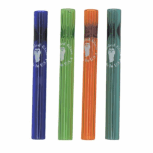 Bearded Short Glass Chillum - Assorted Colors