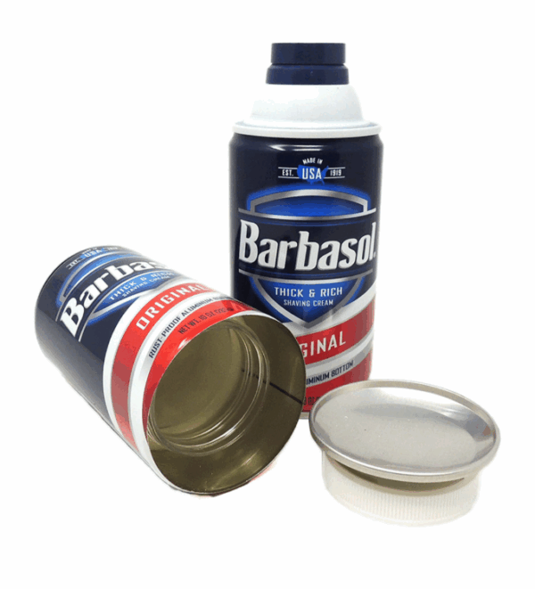 Barbasol Shaving Cream Can Safe