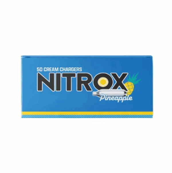 Nitrox Flavored Whip Cream Chargers - Pineapple - 50 count