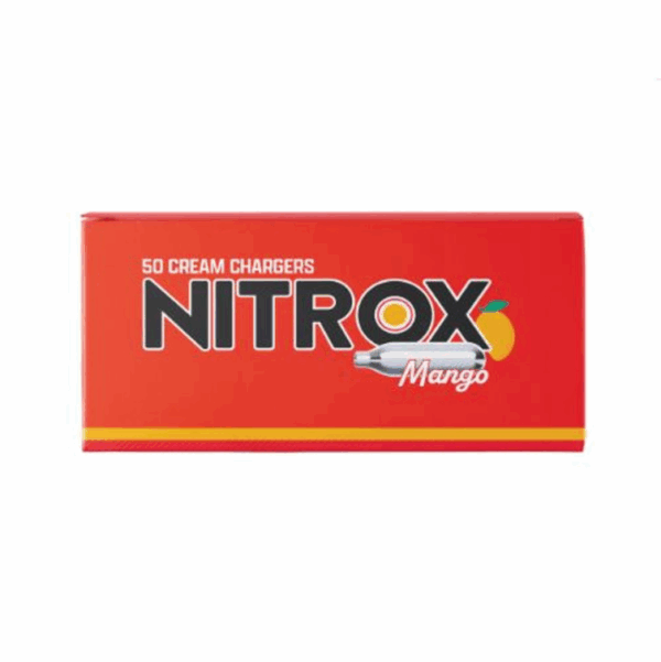 Nitrox Flavored Whip Cream Chargers - Mango - 50 count
