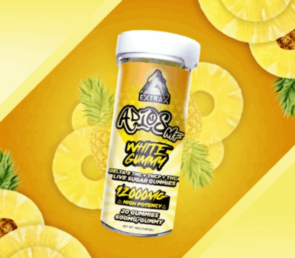 WHITE GUMMY ADIOS MF EDIBLES