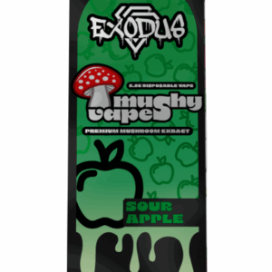 Exodus 2.2g Amanita Disposable Vape - Sour Apple - 10 ct. Display