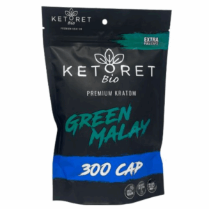 Ketoret Kratom Capsules - Green Malay 300 Caps
