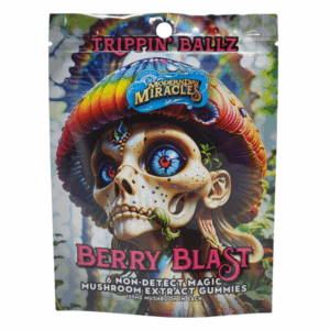 Trippin' Ballz Mushroom Extract Gummies - Berry Blast - 6 piece