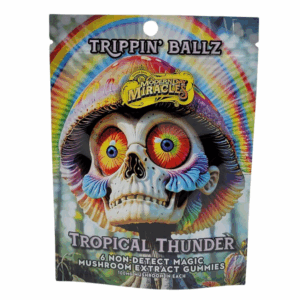 Trippin' Ballz Mushroom Extract Gummies - Tropical Thunder - 6 piece