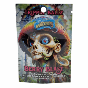 Trippin' Ballz Mushroom Extract Gummies - Berry Blast - 3 piece