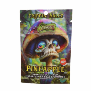 Trippin' Ballz Mushroom Extract Gummies - Pineapple - 3 piece