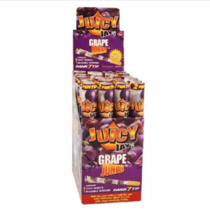 Juicy Jay's Cones w/ Wood Tip - Grape Jones - 24 ct. Display