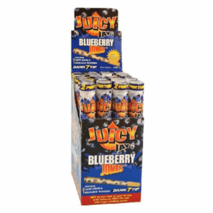 Juicy Jay's Cones w/ Wood Tip - Blueberry Jones - 24 ct. Display